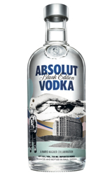 ABSOLUT BLANK Limited EDITION BY MARIO WAGNER bottiglia speciale Vodka